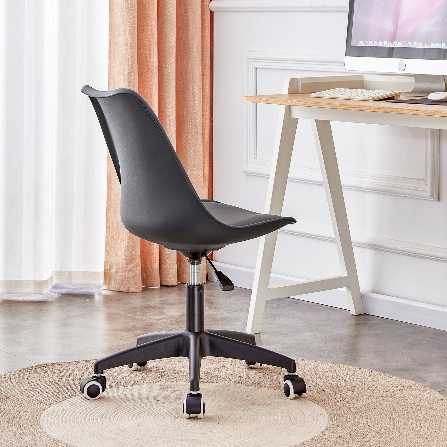 Versatile Swivel Black Office Chair