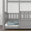 Cozy House-Style Twin Bed with Fenced Guardrails