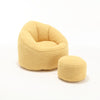 Cozy Foam Bean Bag Chair with Footrest