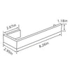Sleek Stainless Steel Towel Bar