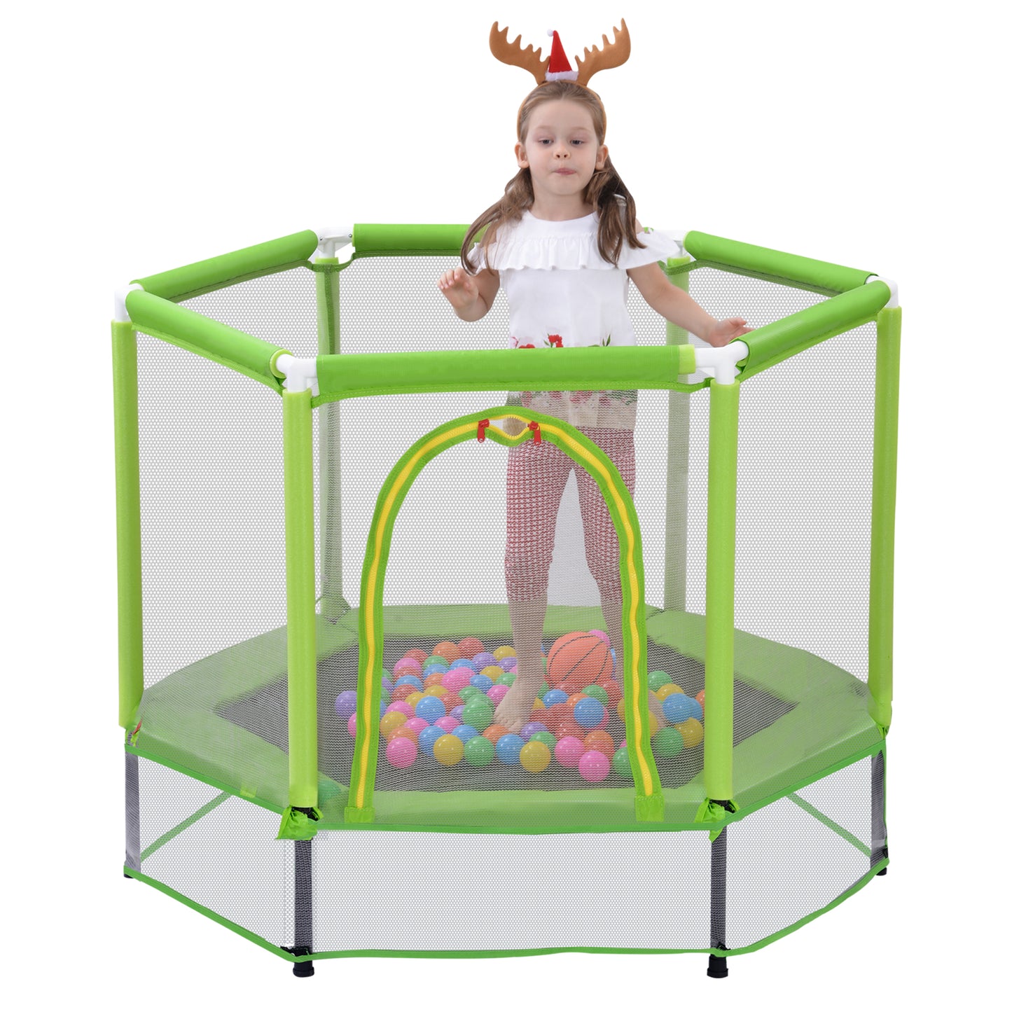 Bouncy Fun Trampoline for Kids - Safe Indoor/Outdoor Play!