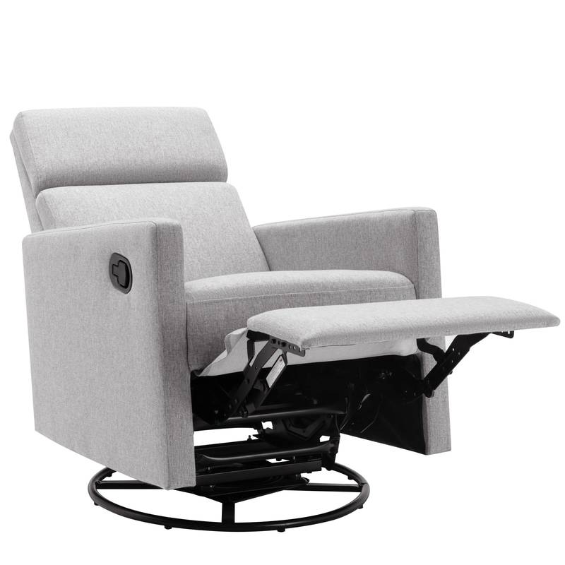 Cozy Gray Rocking Nursery Chair