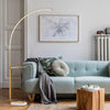 Chic Gold LED Floor Lamp - Perfect for Reading & Relaxing!