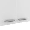 Stylish White Double Door Cabinet