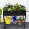 Garden Cart Planter with Wheels - Mobile Elevated Bed for Herbs & Veggies