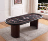 Luna Luxe Poker Table with Red Racetrack