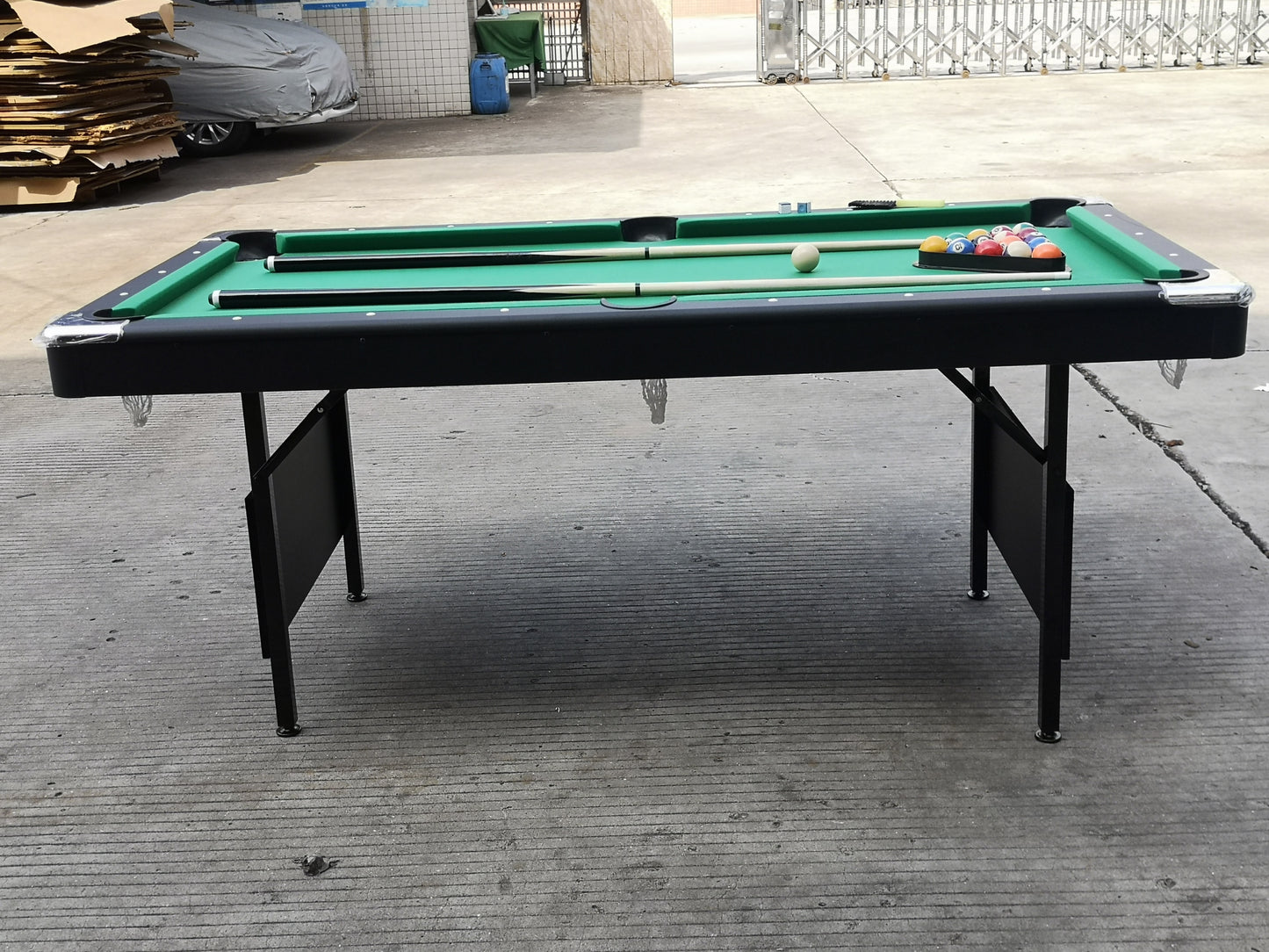 Game On Billiards Table