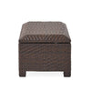 Chic Wicker Storage Bench