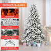 Frosted Flocked Christmas Tree