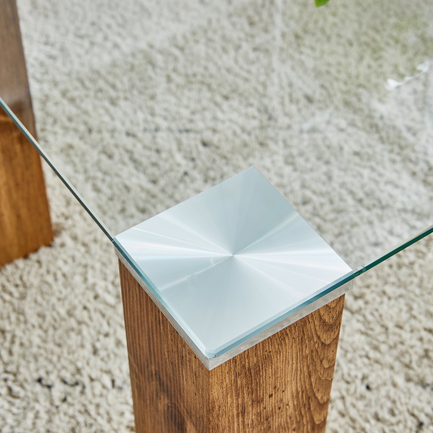 Elegant Glass Coffee Table - Chic & Durable Design