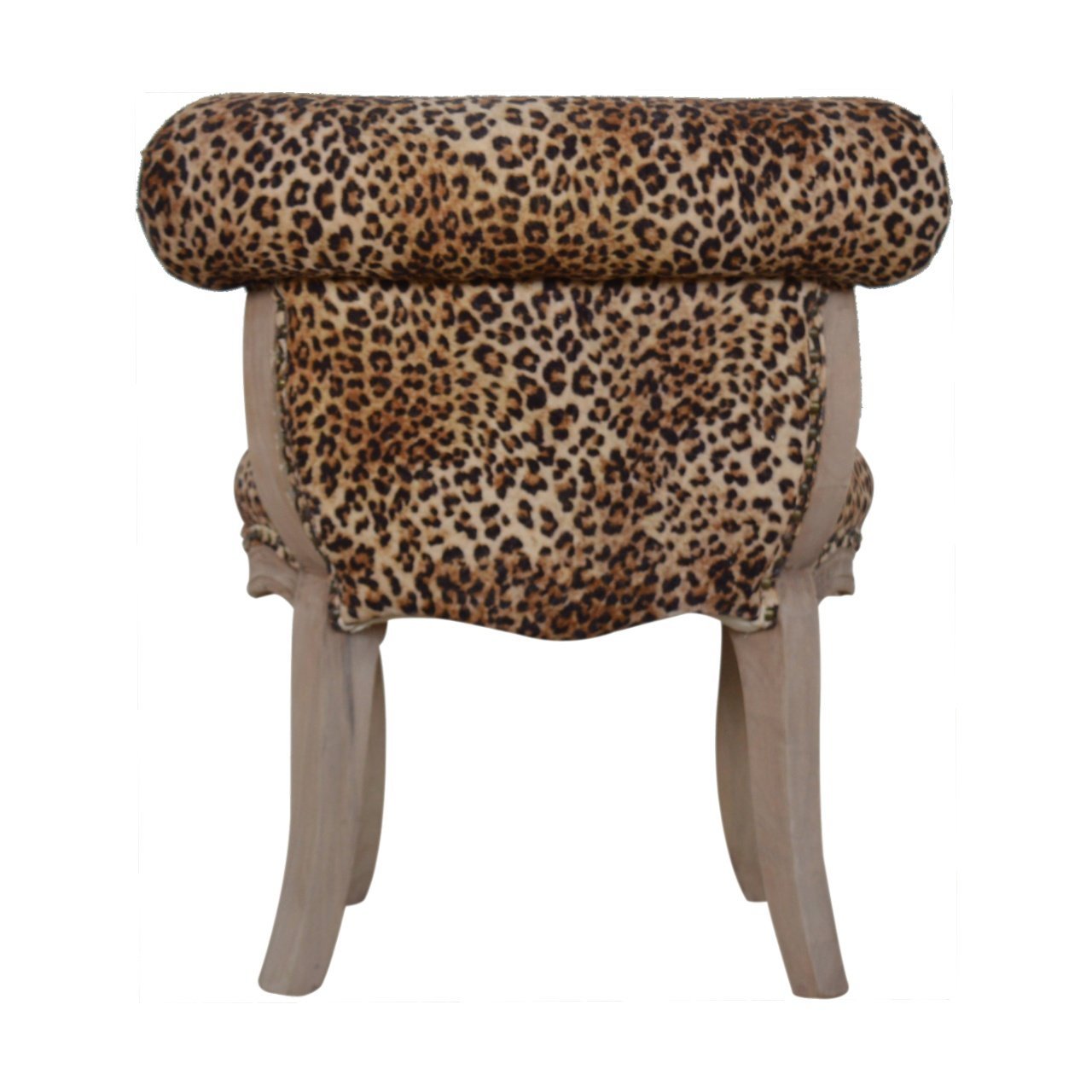 Chic Leopard Studded Chair