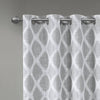 Ikat Print Blackout Patio Curtain Panel