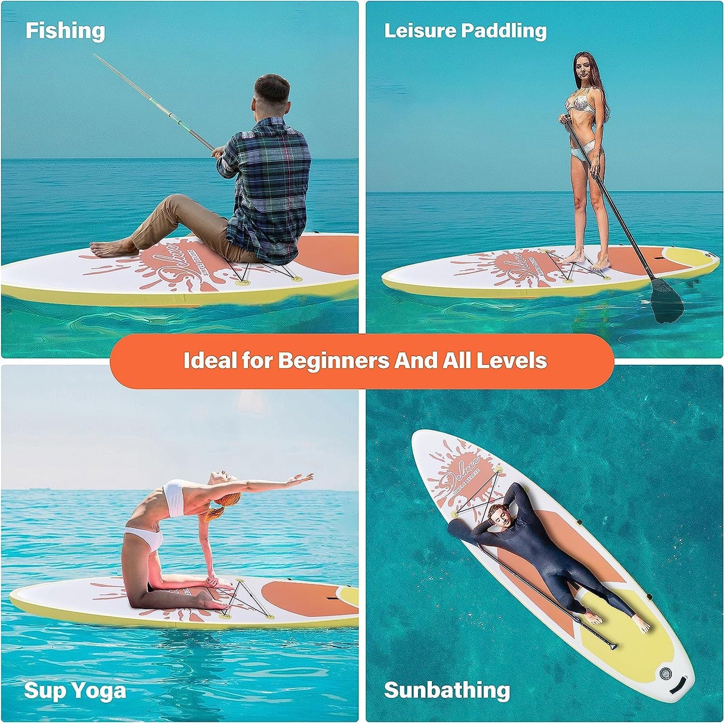 Premium Pink Inflatable Paddle Board - Fun for Everyone!