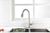 Sleek Pull-Down Kitchen Faucet with Brushed Nickel Finish