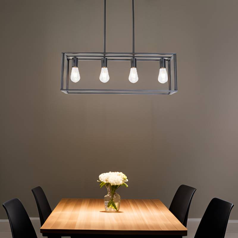 Vintage Industrial Rectangle Pendant Light