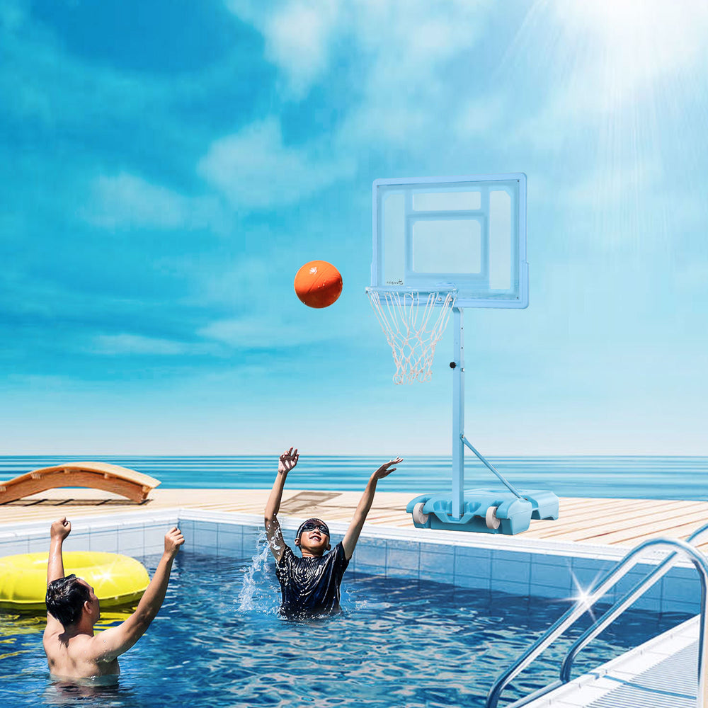 WaveSplash Adjustable Poolside Basketball Hoop