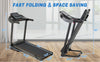 Foldable Fitness Treadmill with Speakers & Adjustable Incline