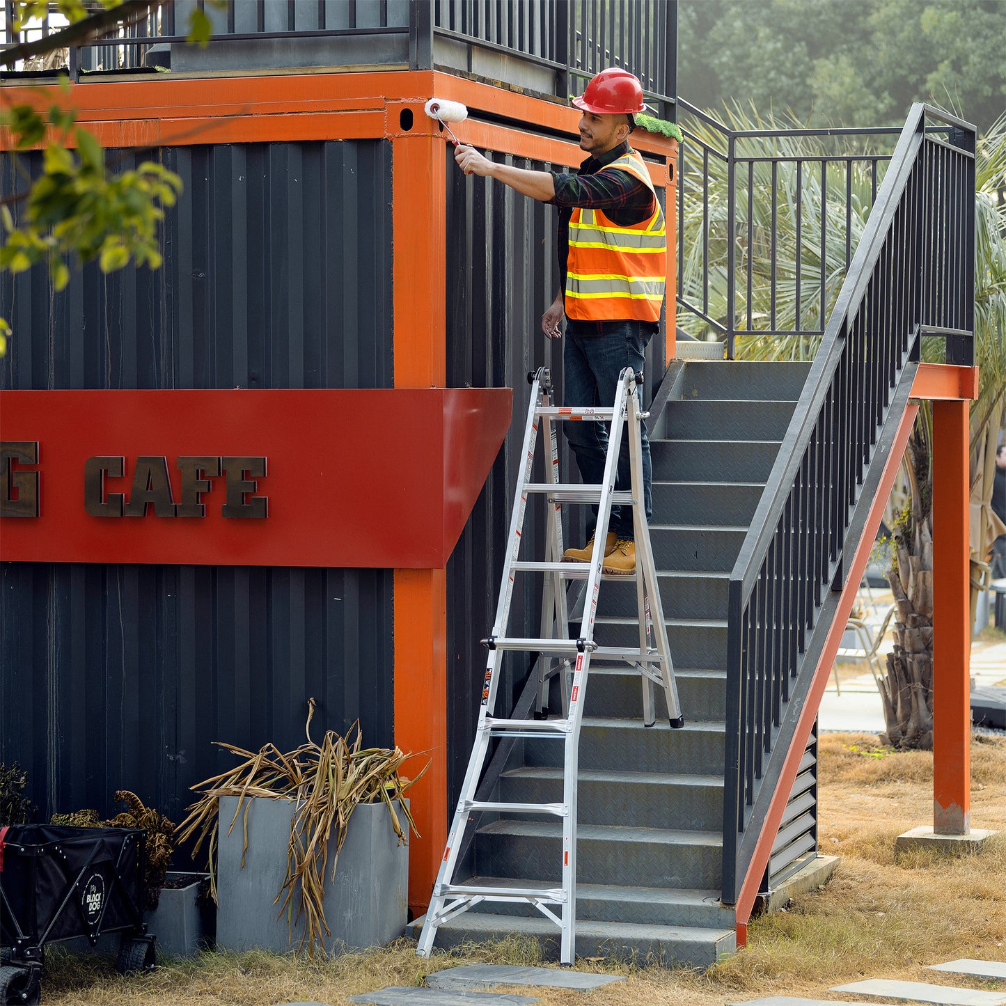 Versatile Aluminum Multi-Position Ladder