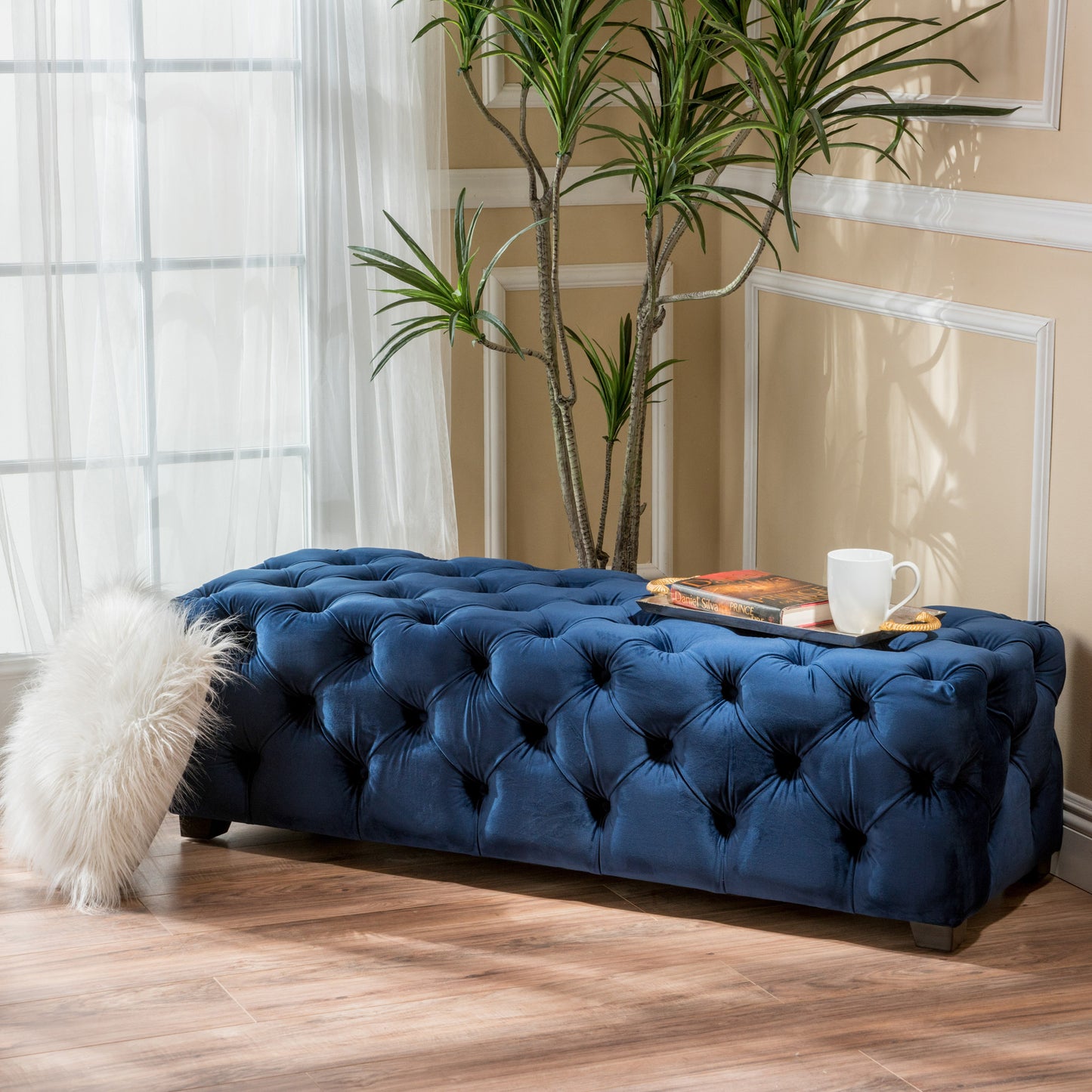 Cozy Glam Ottoman