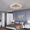 Sleek Remote-Dimming Ceiling Fan Chandelier