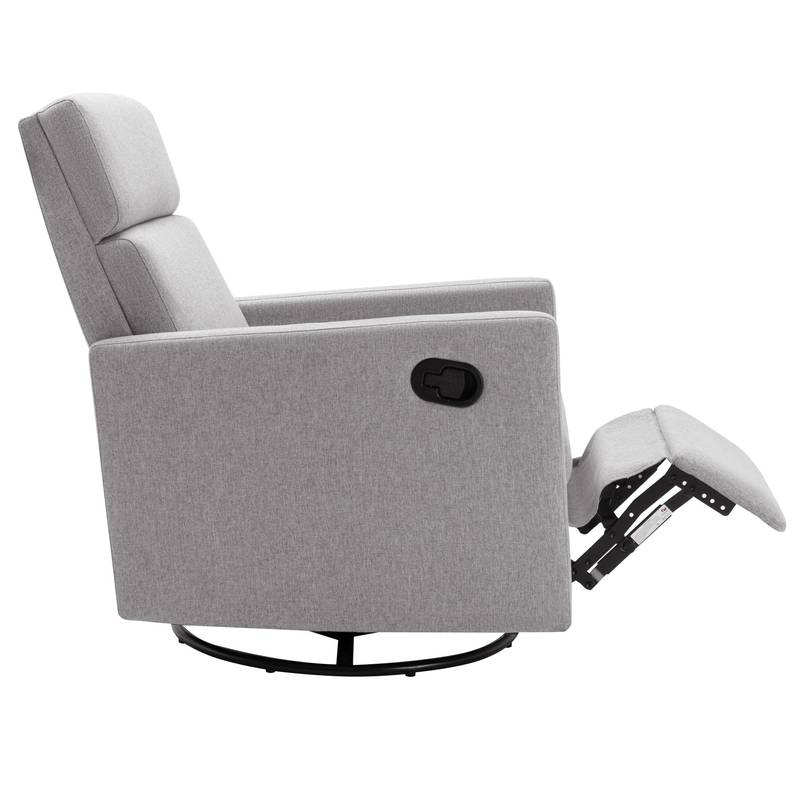Cozy Gray Rocking Nursery Chair