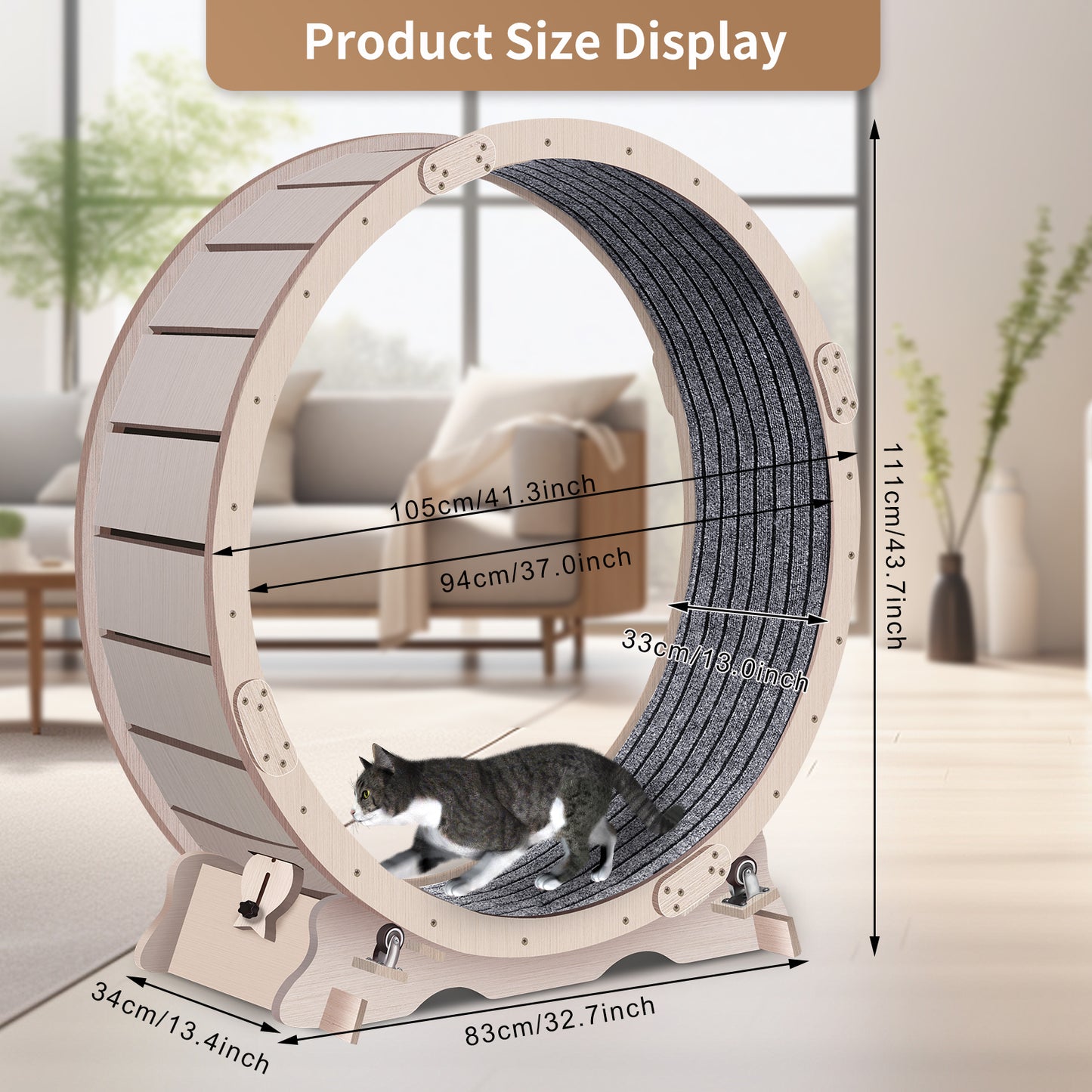 Purrfect Cat Fitness Wheel