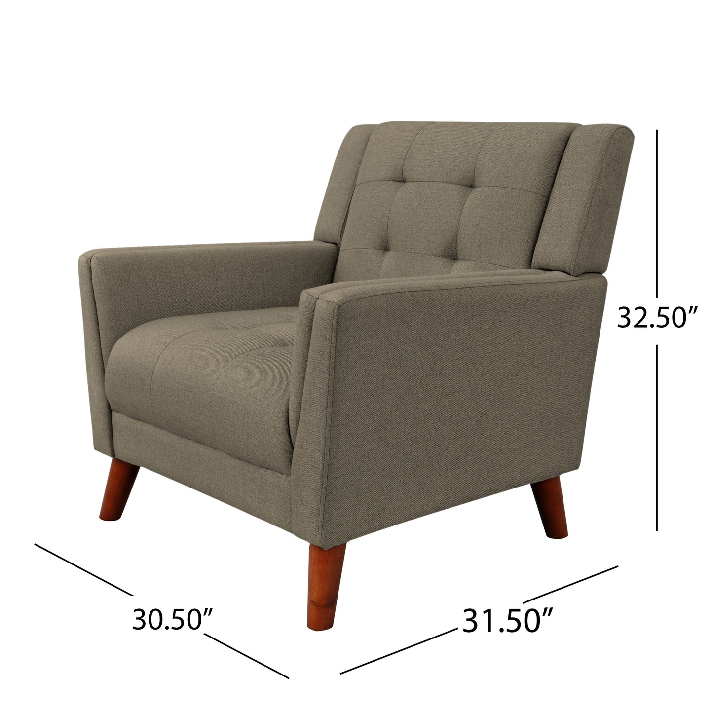 Chic Mid-Century Armchair