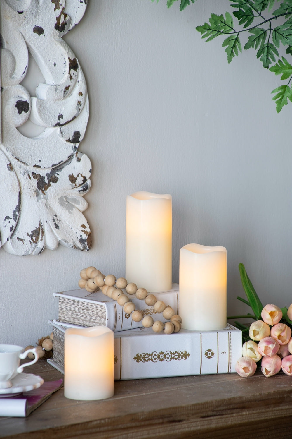 Ivory Glow LED Candles with Remote