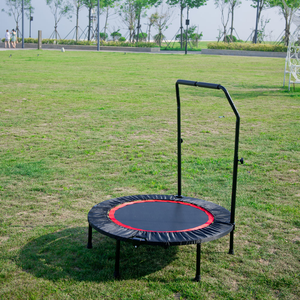 JumpFit Mini Trampoline for Everyone - Safe Indoor Workout Fun!