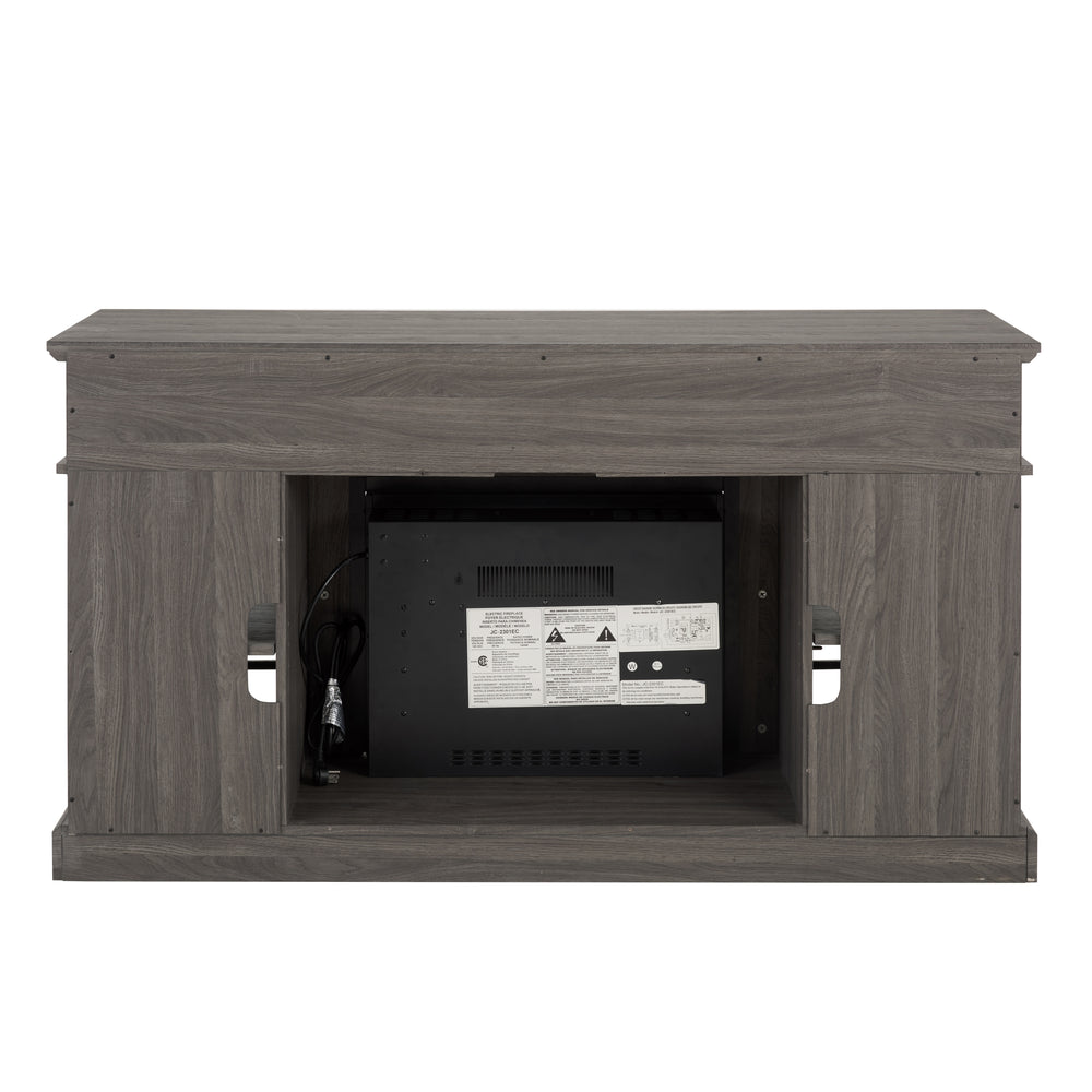 Cozy Fire TV Stand - Stylish Console with Fireplace & Storage