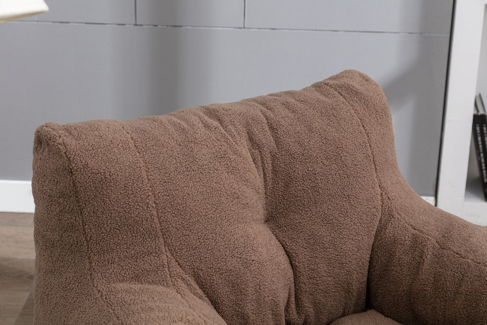 Cozy Teddy Bear Foam Bean Bag Chair