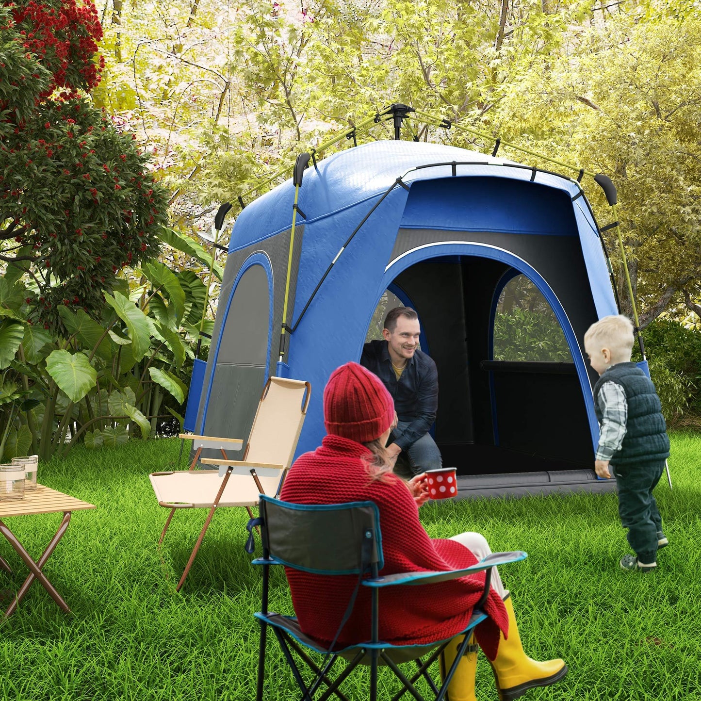 Quick-Setup Family Pop-Up Tent