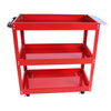 Red Rolling Tool Cart – Heavy Duty, Lockable Wheels, Perfect for Garage & Workshop