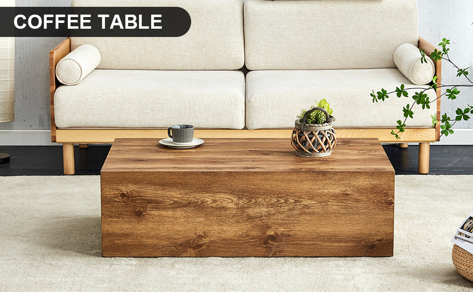 Stylish Wood-Look Coffee Table