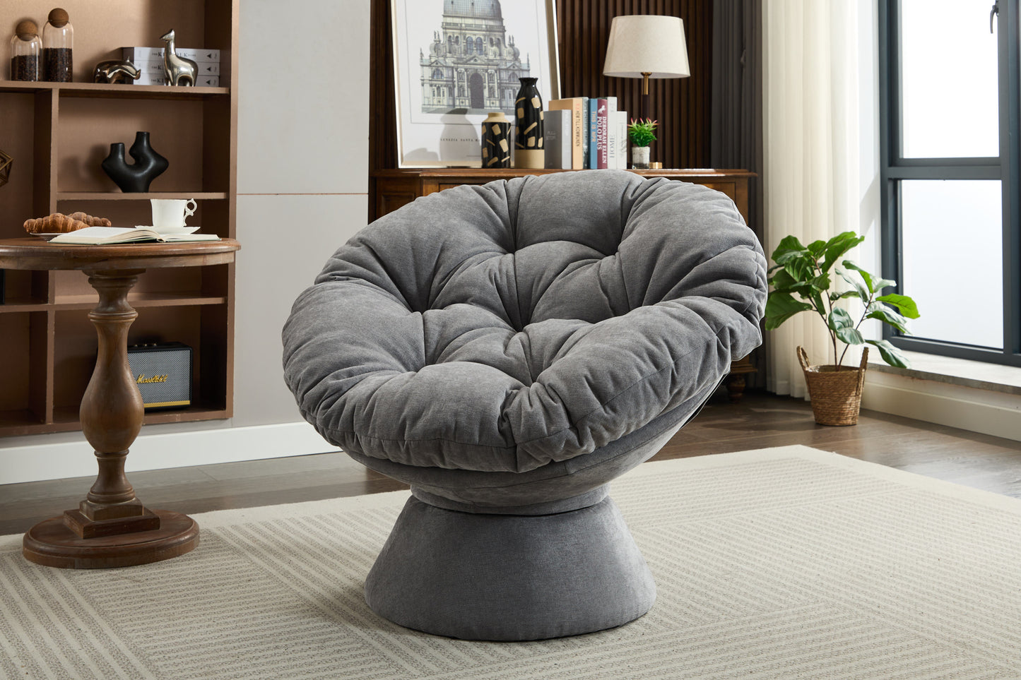 Cozy Swivel Barrel Chair