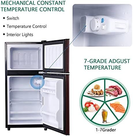 ChillMate Mini Fridge with Freezer - Perfect for Home, Dorm, or Office!