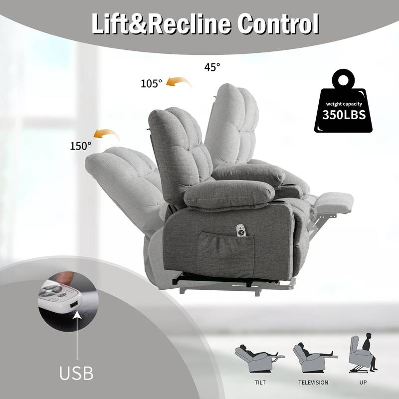 Cozy Comfort Recliner with Heat & Massage