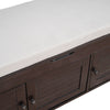 Stylish Storage Bench with Cushioned Seat