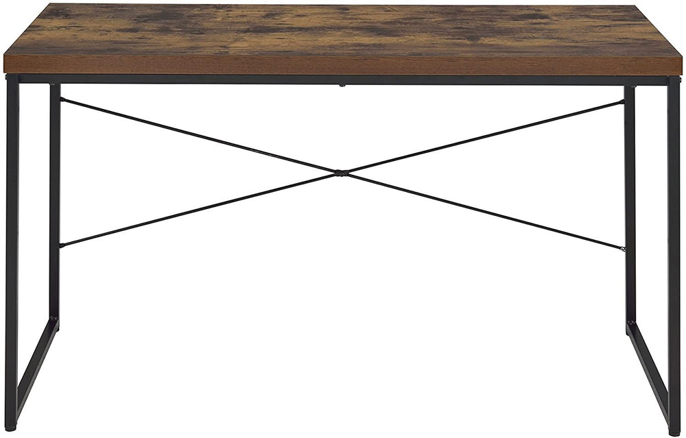 Rustic Bob Desk in Weathered Oak & Black