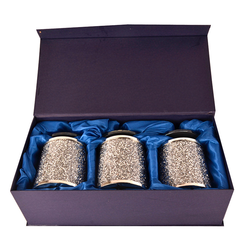 Glamorous Crushed Diamond Tea & Coffee Set