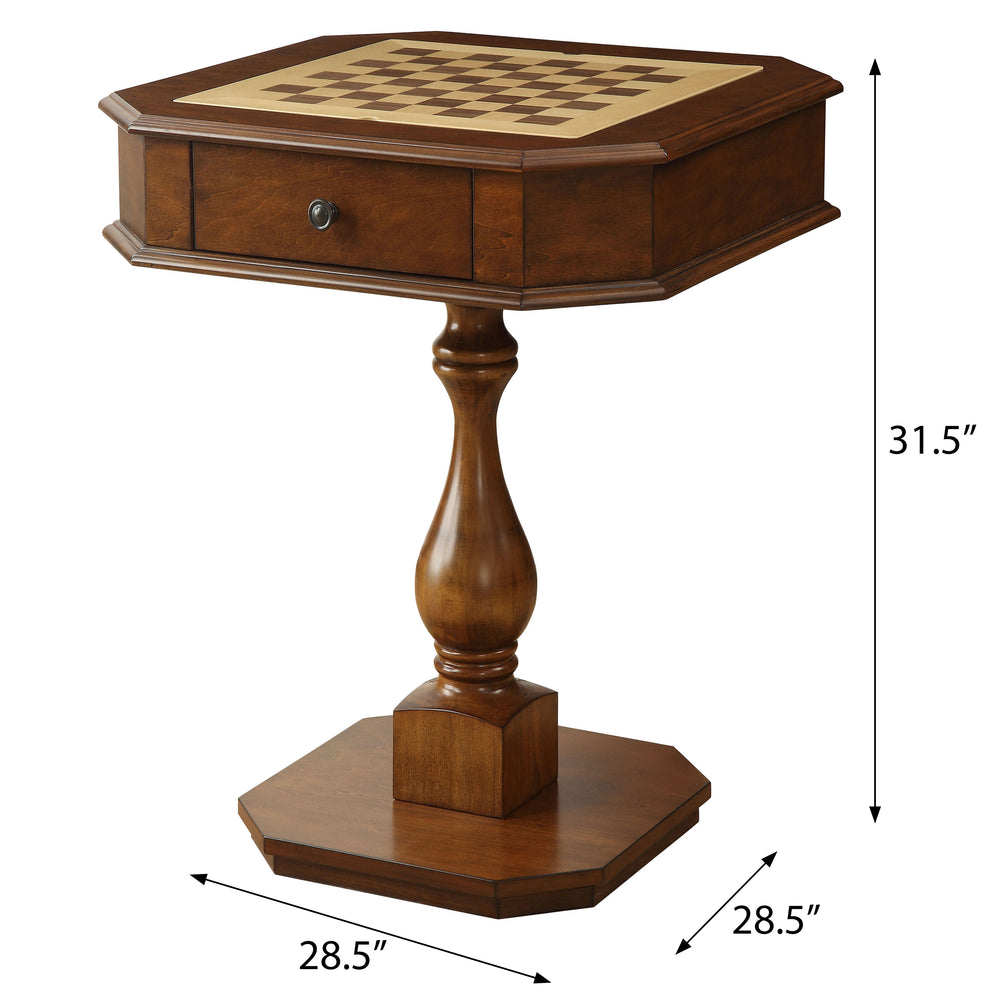 Charming Cherry Game Table with Storage