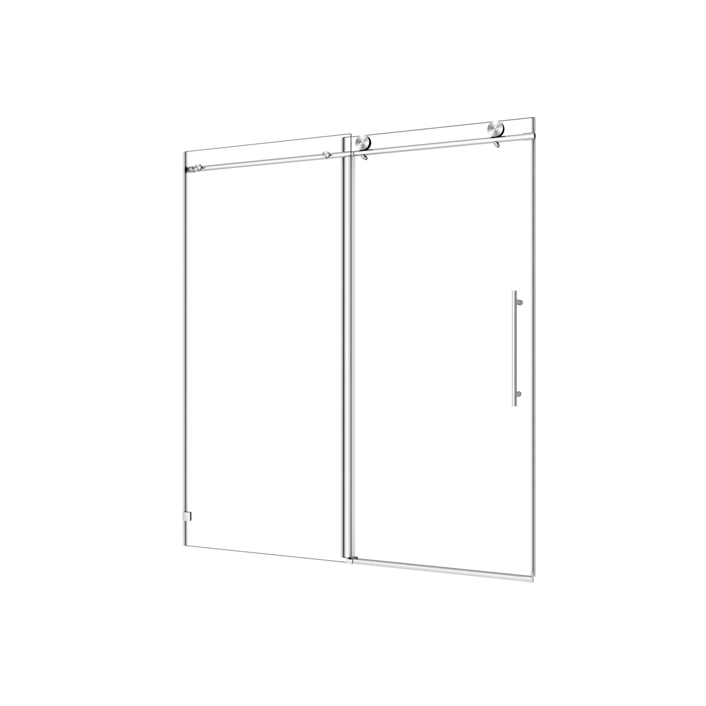 SmoothSlide Frameless Shower Door with Easy Clean & Soft Close