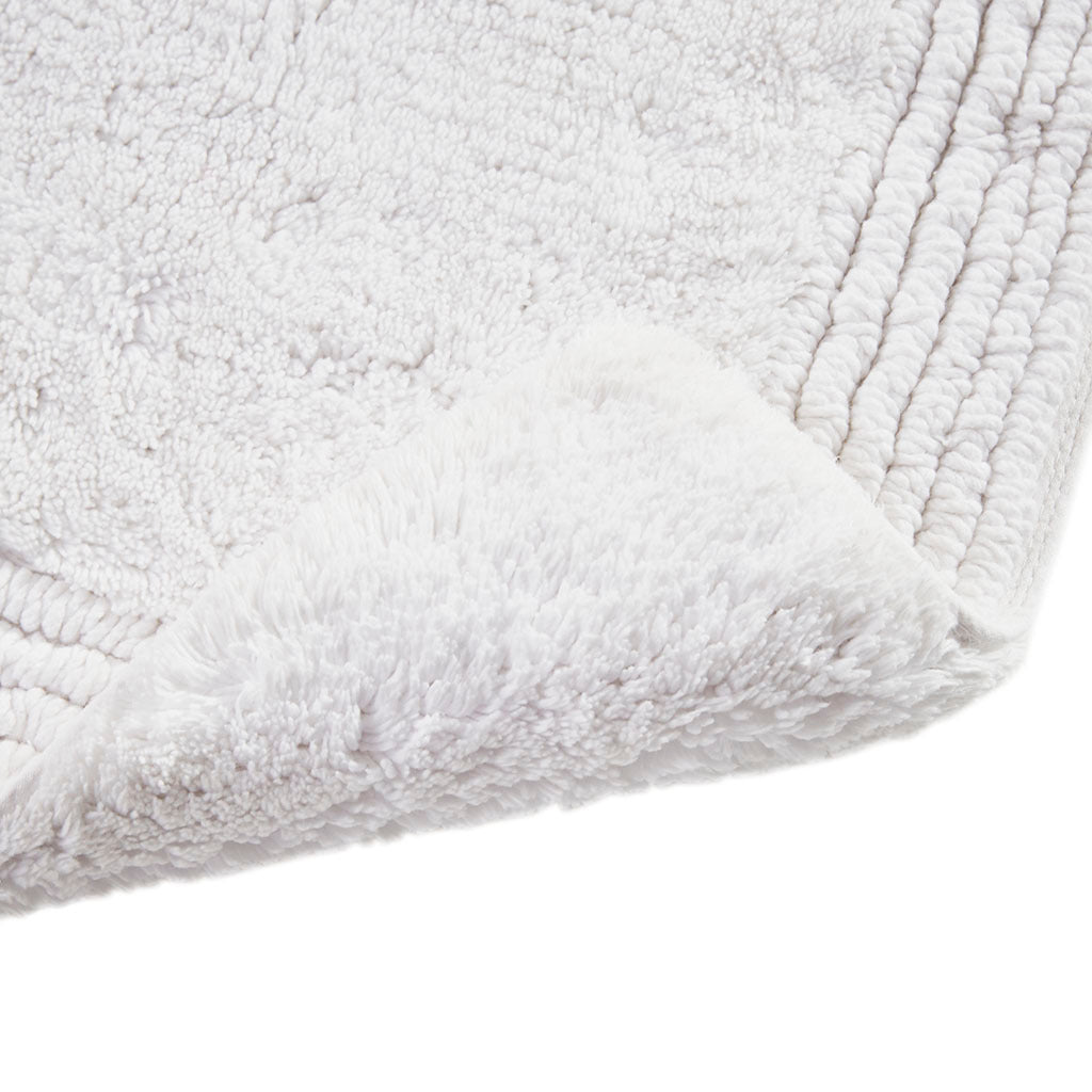 Plush Reversible Cotton Bath Rug