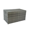 Wicker Patio Storage Box - Stylish Outdoor Organizer for Cushions, Toys, and More!