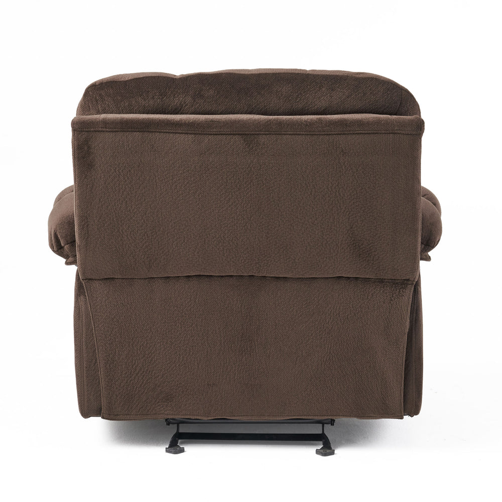 Cozy Chocolate Recliner with Cup Holders