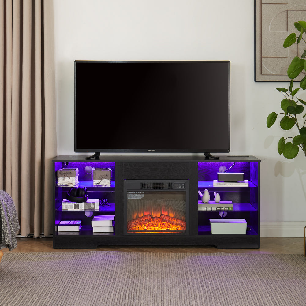 CozyGlow Electric Fireplace TV Stand