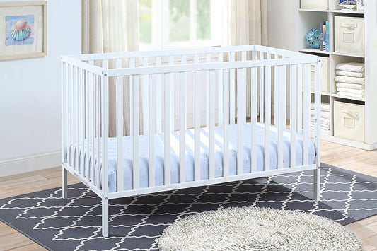 Cozy Convertible Island Crib in White