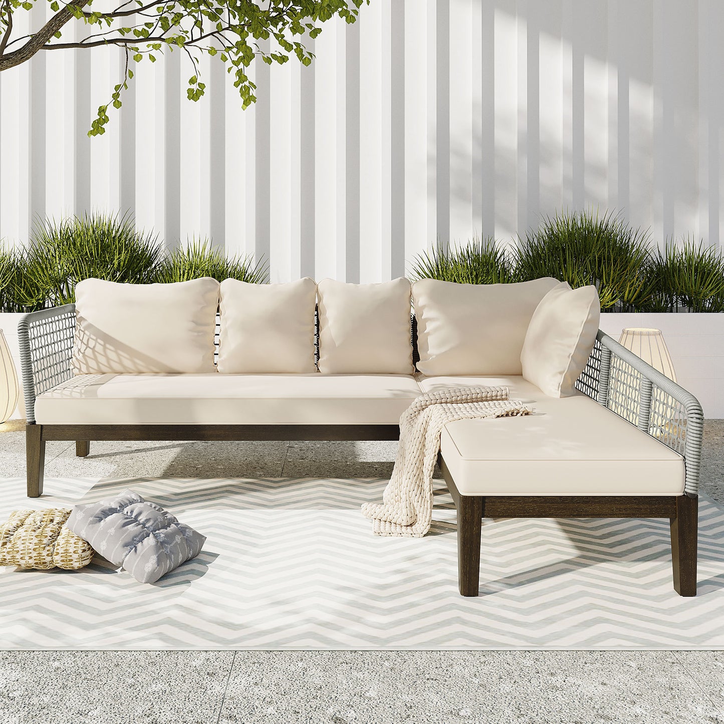 Cozy Cove Outdoor Sofa Set