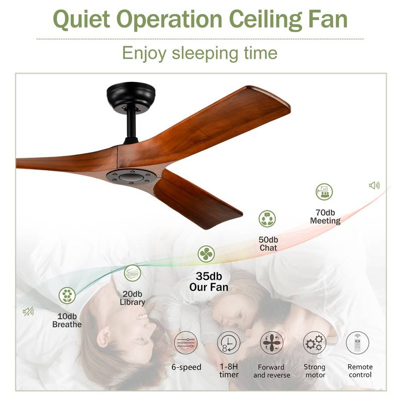 Stylish Reversible Ceiling Fan with Remote - Perfect for Any Room!