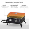 Outsunny Portable 2-Burner Gas Grill - Perfect for Camping & Picnics